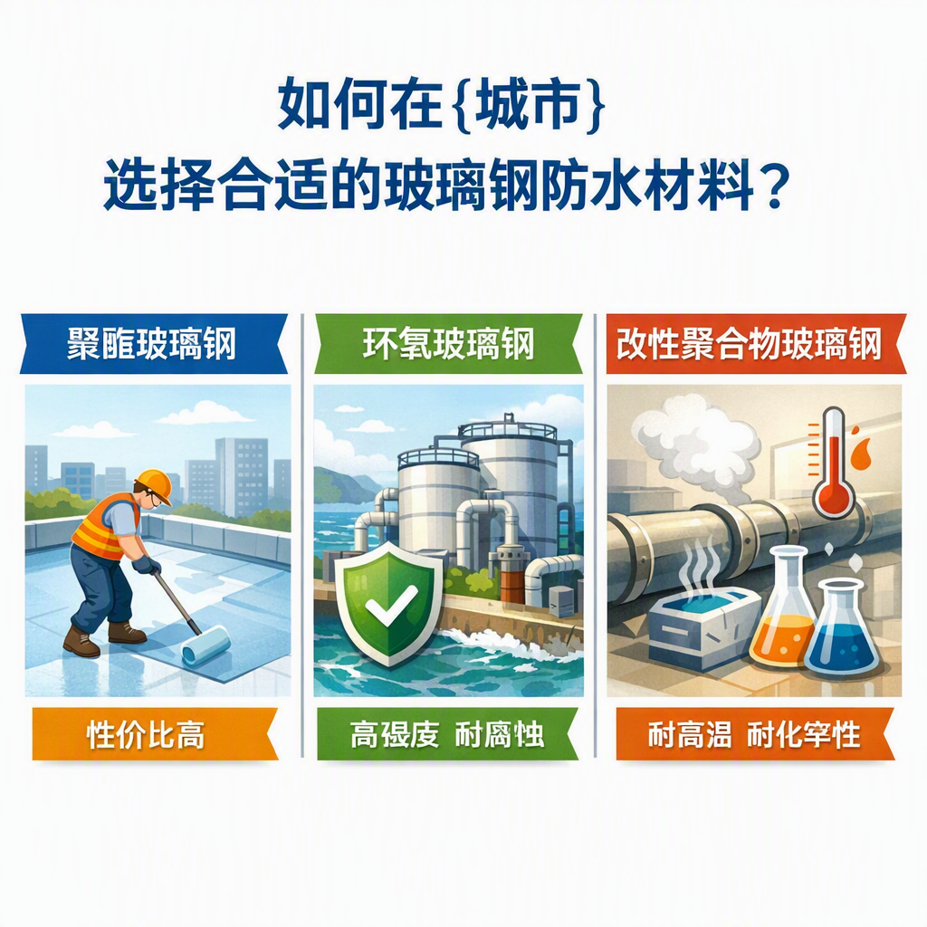 如何在通辽选择合适的玻璃钢防水材料?