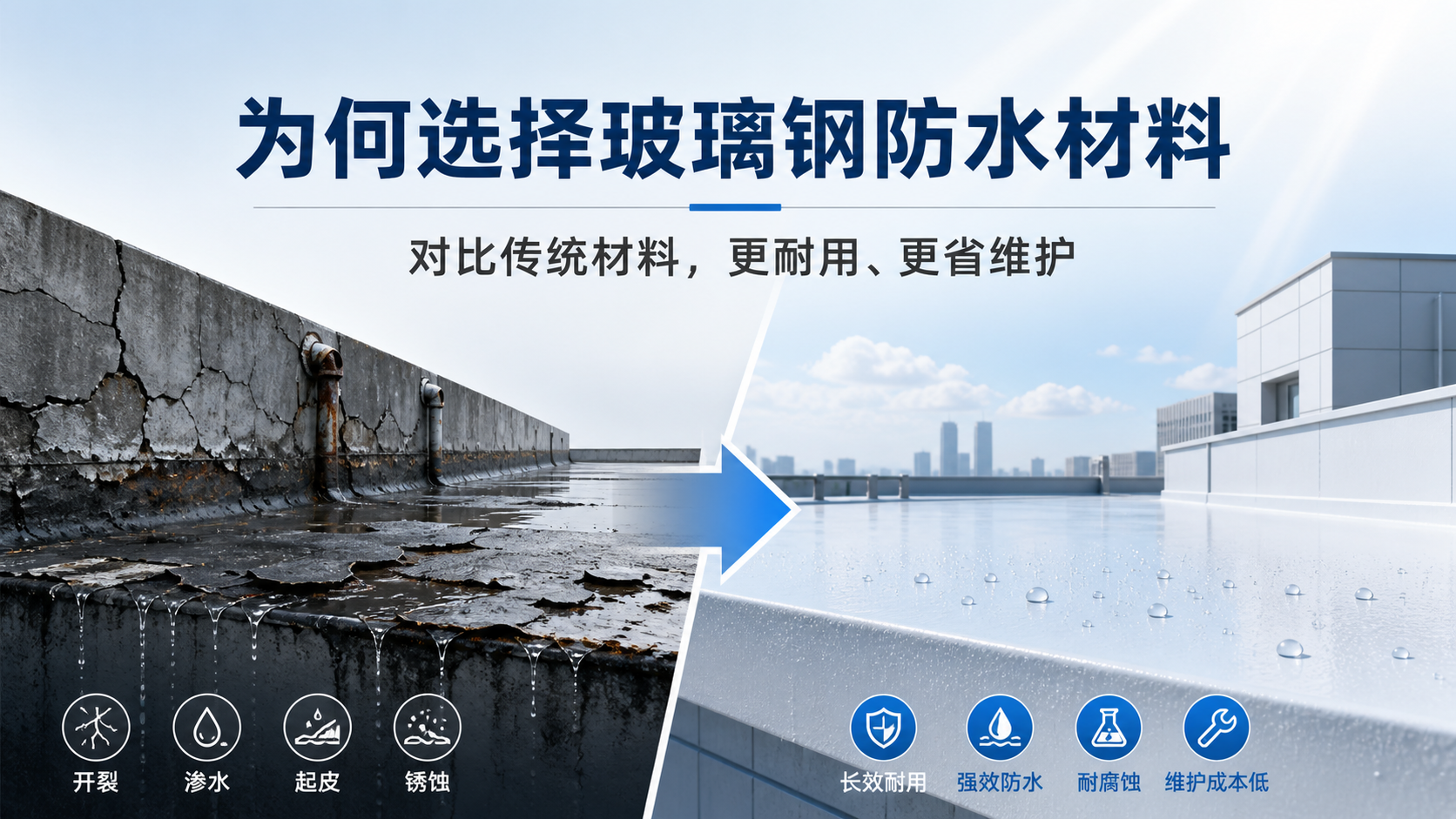 在通辽，为何选择玻璃钢防水材料而非传统材料